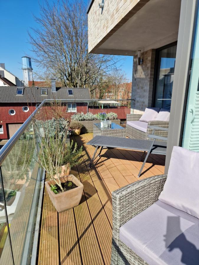 Moderne Penthouse Wohnung Шлезвиг Экстерьер фото